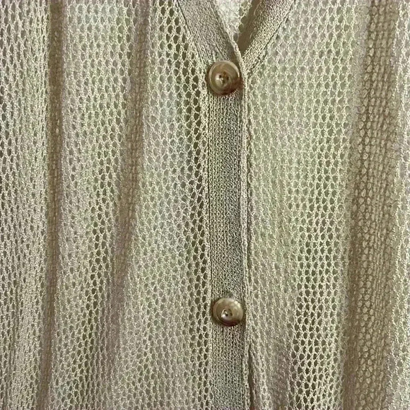 Umgee Longline Knit and Lace Cardigan - Picture 3 of 6